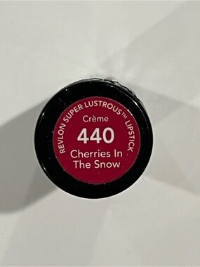 Revlon Black and Gold Classic Lipstick Tube 440 cherries in the snow